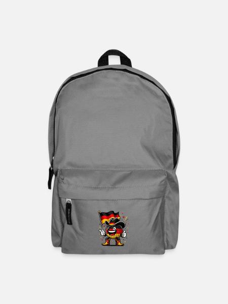 Globe portant un chapeau drapeau - Sac à dos - gris éléphant