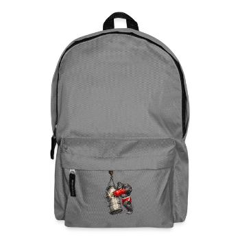 Gorilla Boxer Punching Bag Barrel Zinc - Backpack - elephant grey - Front