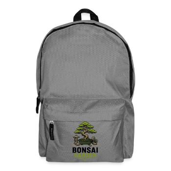 Japanese Bonsai Tree Plant Zen Gardener Bonsai - Backpack - elephant grey - Front