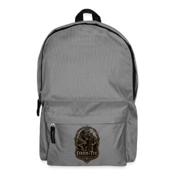 Fenrir & Tyr: Verrat und Mut - Rucksack - Mittelgrau - Vorne