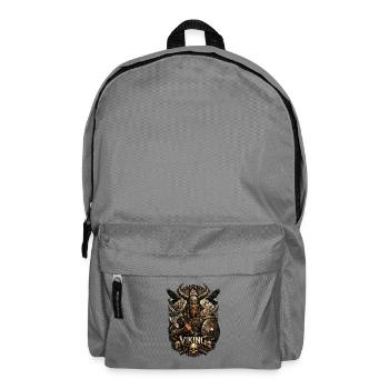 Guerrier viking avec des crânes - Sac à dos - gris éléphant - Devant