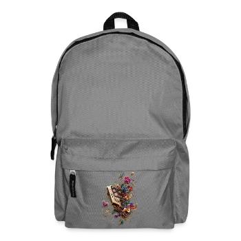 Floral Mix Electro - Rucksack - Mittelgrau - Vorne