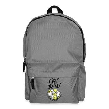 ES IST EIN BALL! - Rucksack - Mittelgrau - Vorne