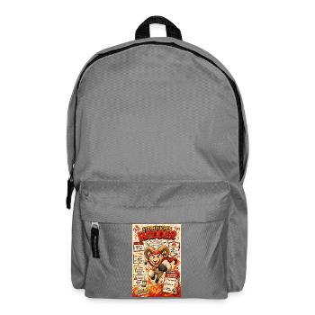 Widder Sternzeichen - Erst stürmen, Plan später - Rucksack - Mittelgrau - Vorne