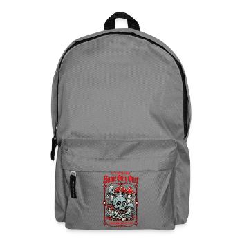 Some Only Once Organic Plantlover - Backpack - elephant grey - Front