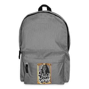 Graffiti Noir Porträtrahmen - Rucksack - Mittelgrau - Vorne