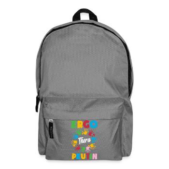 Occupational Therapist Colorful Hands - Backpack - elephant grey - Front