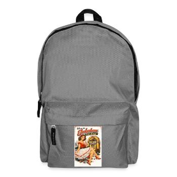 50s Diner Pin-Up: Where the Jukebox - Backpack - elephant grey - Front