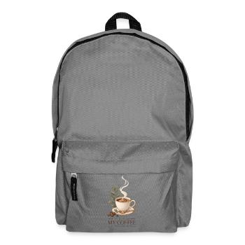Let Me Enjoy My Coffee in Peace and Quiet - Backpack - elephant grey - Front