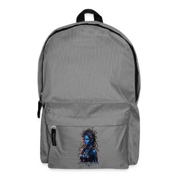 Blue Goddess of Luminous Tentacles - Backpack - elephant grey - Front