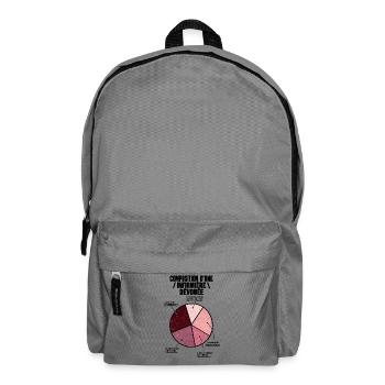 Composition d’une infirmière - Sac à dos - gris éléphant - Devant