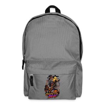 Creepin' to the Beat – Halloween Rock - Backpack - elephant grey - Front