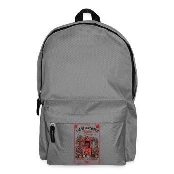 I'll Be In My Office Garden Therapy Plants - Backpack - elephant grey - Front