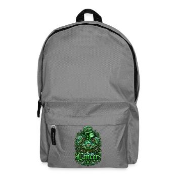 Emblème du zodiaque du Cancer d’Émeraude - Sac à dos - gris éléphant - Devant
