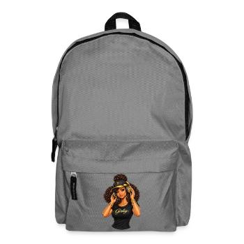Girly Beats Illustration Hip-Hop - Sac à dos - gris éléphant - Devant