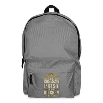 Sous Chef Second In Command First Kitchen Staff - Rucksack - Mittelgrau - Vorne
