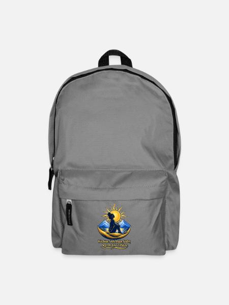 Wo deine Seele Ruhe findet - Rucksack - Mittelgrau