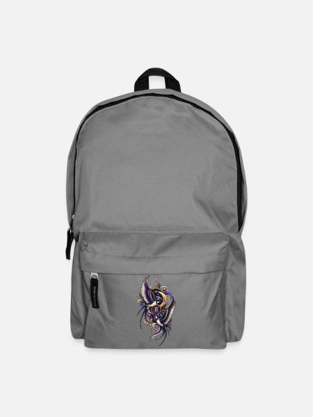 Sternzeichen Zwillinge – Celestial Schwalben - Rucksack - Mittelgrau