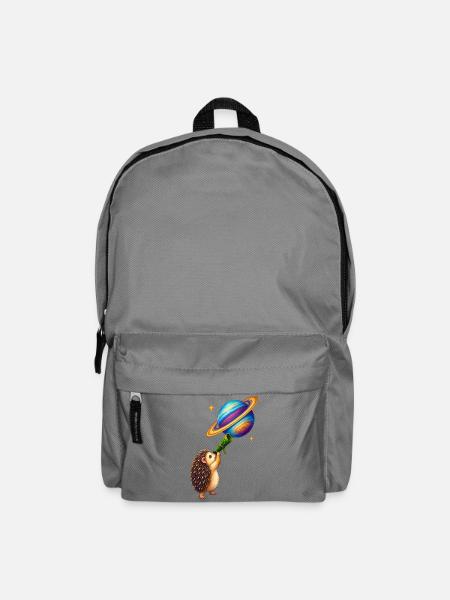 Blatt-Teleskop - Rucksack - Mittelgrau