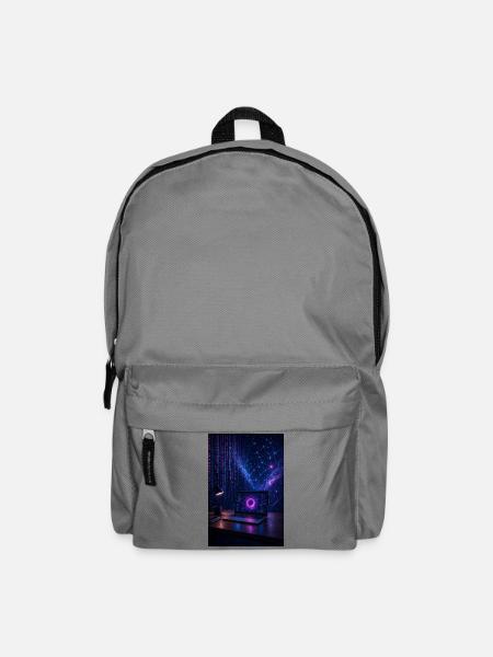 Der Code der Matrix: Zeit für die Nachteule - Rucksack - Mittelgrau
