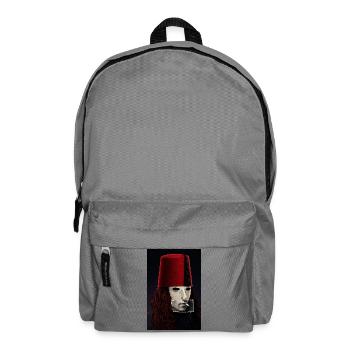 Buckethead x Albert Camus Collage - Rucksack - Mittelgrau - Vorne