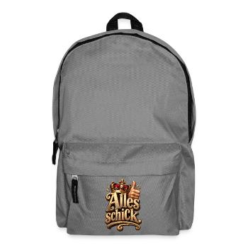 Königliche Pracht: Alles schick - Rucksack - Mittelgrau - Vorne