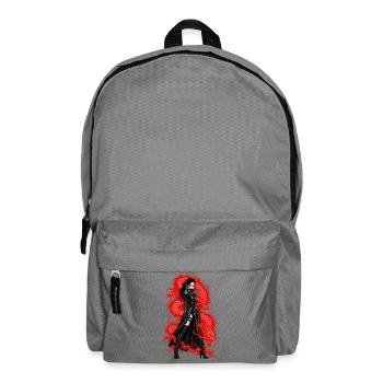 DUNKLE RACHE - Rucksack - Mittelgrau - Vorne