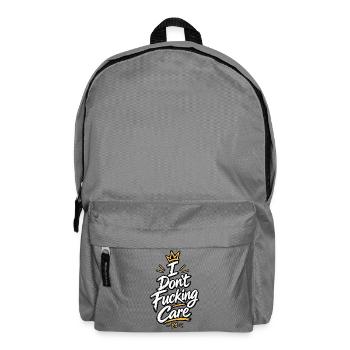 Das ist mir egal - Rucksack - Mittelgrau - Vorne