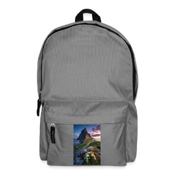 Coastal Peak mit Wildblumen - Rucksack - Mittelgrau - Vorne
