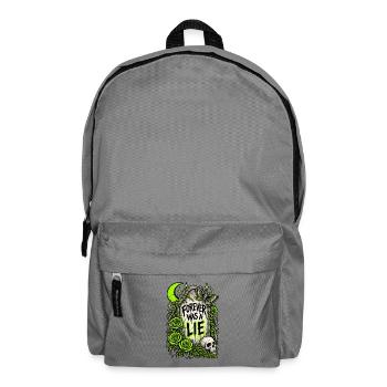 Für immer war eine Lüge - Rucksack - Mittelgrau - Vorne