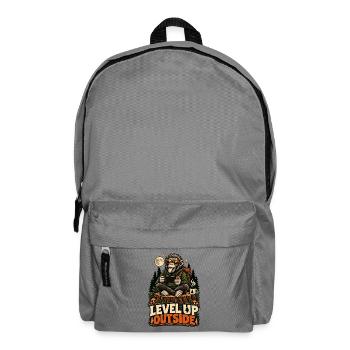 Outside Level Up Gaming Affe Outdoor Gamer - Rucksack - Mittelgrau - Vorne