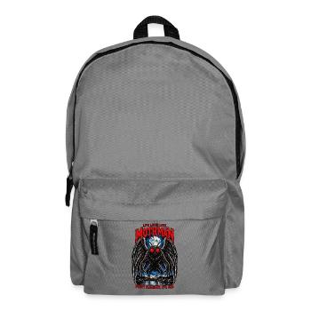 Mothman bei Nacht - Rucksack - Mittelgrau - Vorne