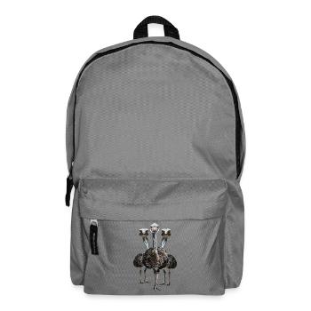 Vogelstrauss - Rucksack - Mittelgrau - Vorne