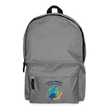 Planète Énergie : Planète d’énergie propre - Sac à dos - gris éléphant - Devant