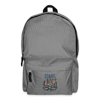 Stadt Dynamik: Kultur & Licht - Rucksack - Mittelgrau - Vorne