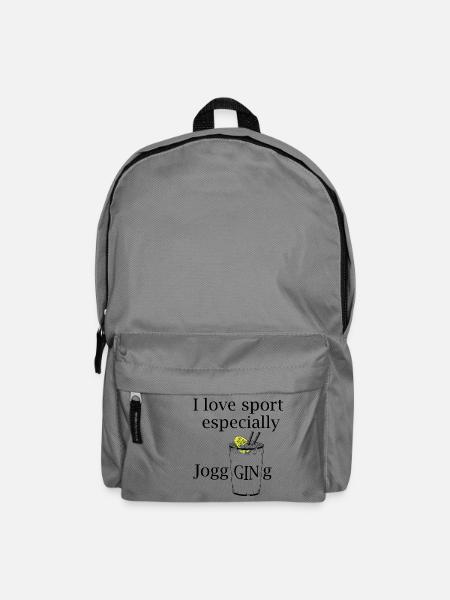 Jogging (Gin Tonic) - Rucksack - Mittelgrau