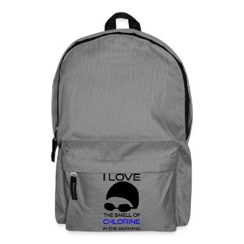Natation Sort chlore odeur - Sac à dos - gris éléphant - Devant
