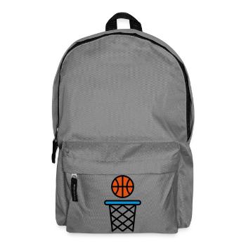 Basketball - Sac à dos - gris éléphant - Devant
