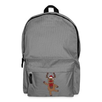 Weihnachten - Rucksack - Mittelgrau - Vorne