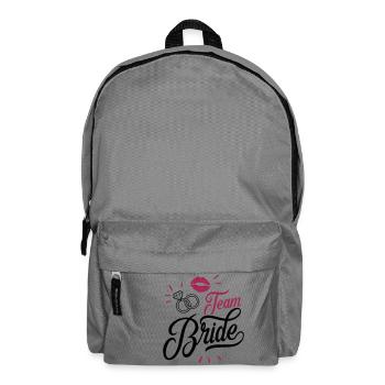 bride team - Rucksack - Mittelgrau - Vorne