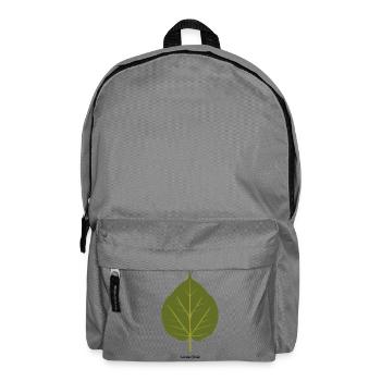Lindenblatt - Rucksack - Mittelgrau - Vorne