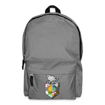 Koala de chéri dans la poche - Sac à dos - gris éléphant - Devant