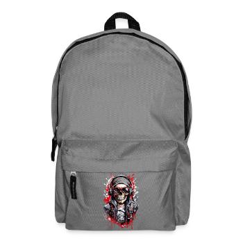 Coole Totenkopf - Rucksack - Mittelgrau - Vorne
