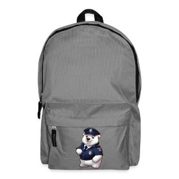 Police Ours Polaire - Sac à dos - gris éléphant - Devant