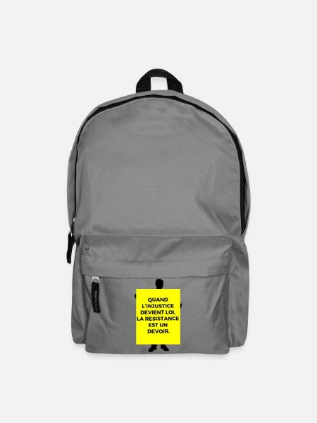 Ungerechtigkeit - Rucksack - Mittelgrau