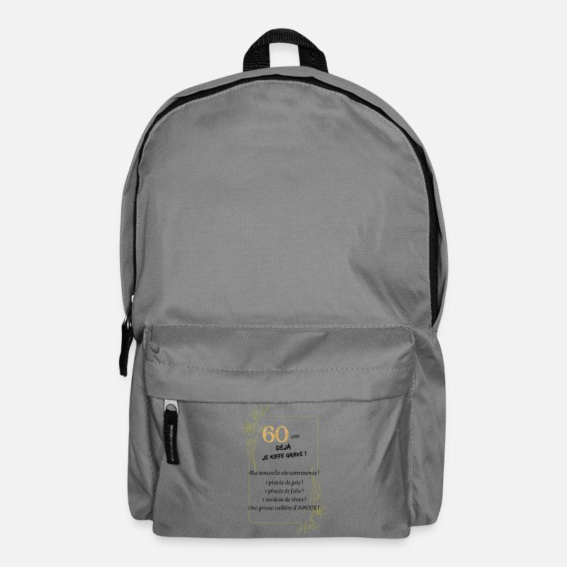 60 ans déjà ! - Sac à dos - gris éléphant