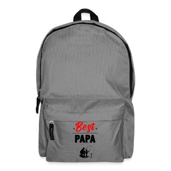 Best Papa - Backpack - elephant grey - Front