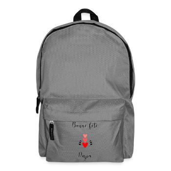 HAPPY FATHER'S DAY. DAD. FATHER'S DAY. FATHER - Backpack - elephant grey - Front