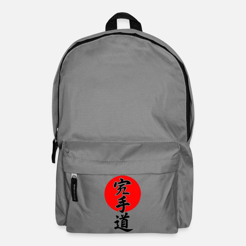 Karate Schriftzug  - Rucksack - Mittelgrau