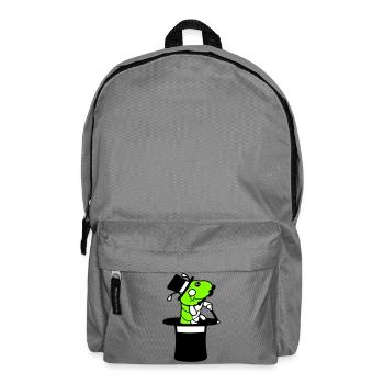 Caterpillar Sir Mr rich monocle top hat magician - Backpack - elephant grey - Front